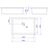 Cuba Embutir/ Sobrepor Retangular  565X405mm Branco  Deca - Thony Ferragem