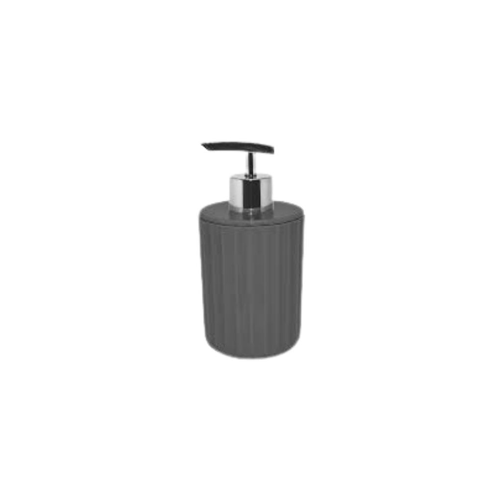 Porta Sabonete Liquido 400ml Groove  Chumbo OU