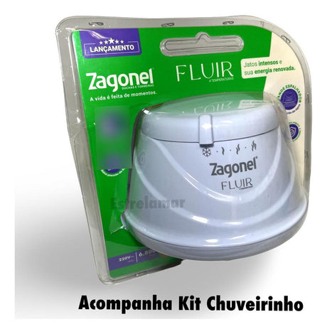 Ducha Fluir 4 Temperatura  6800W 220V Branco - Thony Ferragem