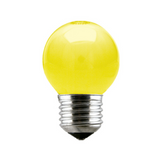 Lampada Incandescente Bolinha Amarela 15w 127v - Thony Ferragem