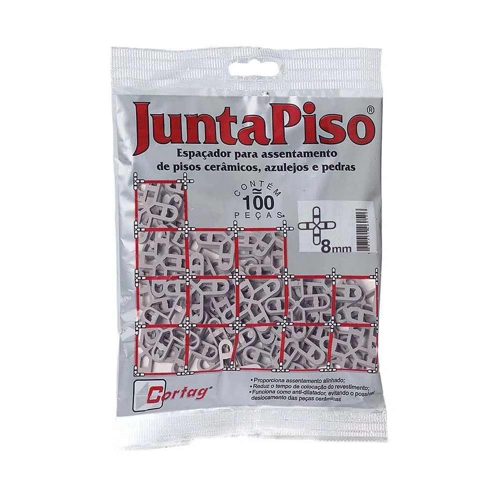Espacador Junta Piso 8mm C/ 100pc - Thony Ferragem