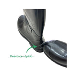 Bota Pvc Cano Medio Preta C/ Forro N.36 - Thony Ferragem