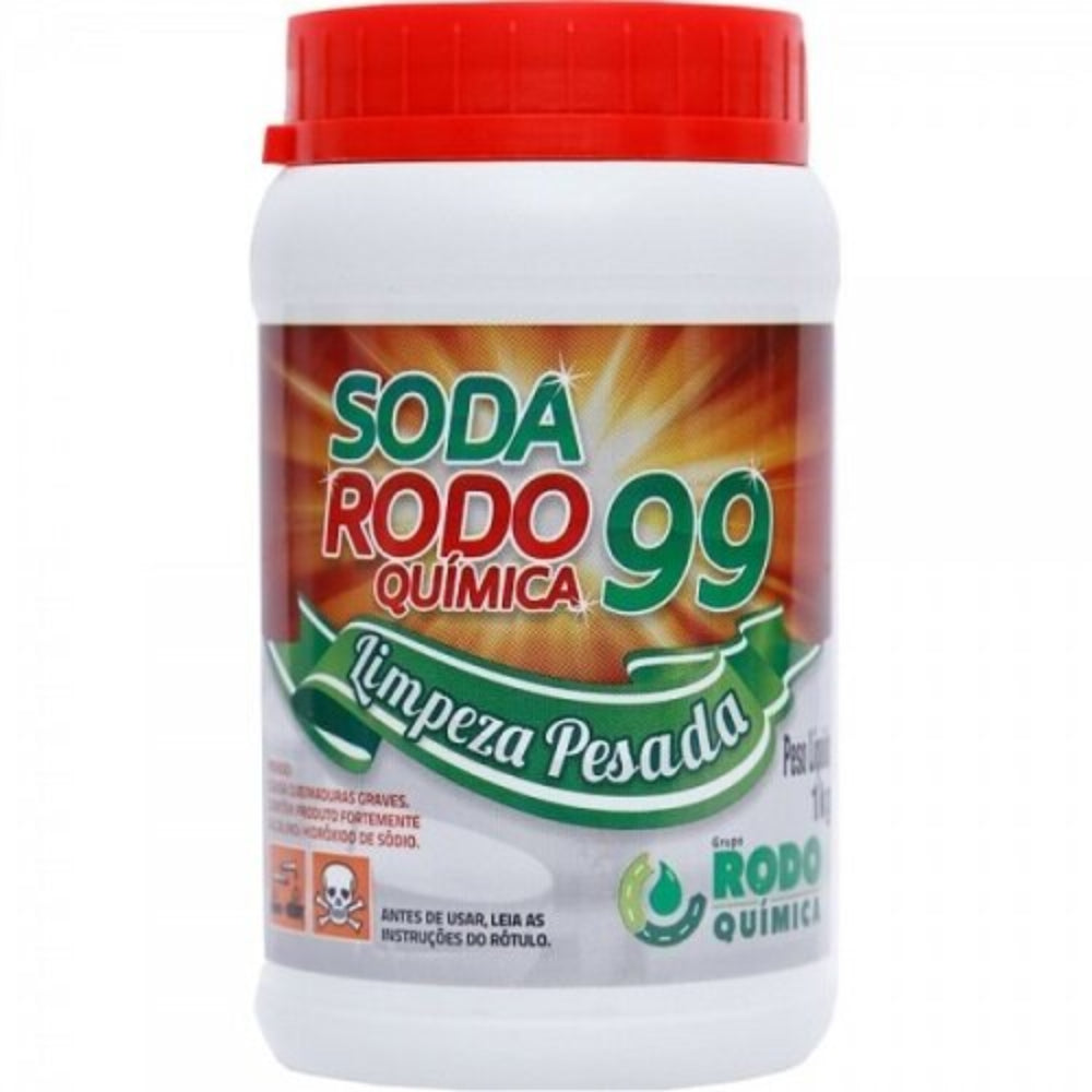 Soda Caustica 99% Pote 1kg