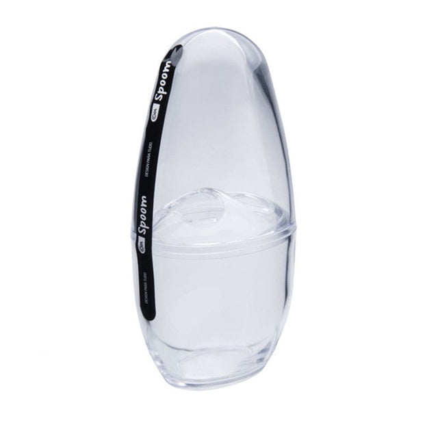 Porta Escova Spoom com Tampa Cristal Coza - Thony Ferragem