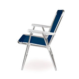 Cadeira Alta Alumínio Azul Marinho Mor - Thony Ferragem