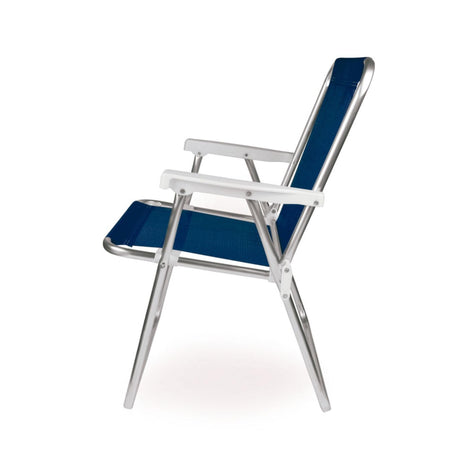 Cadeira Alta Alumínio Azul Marinho Mor - Thony Ferragem