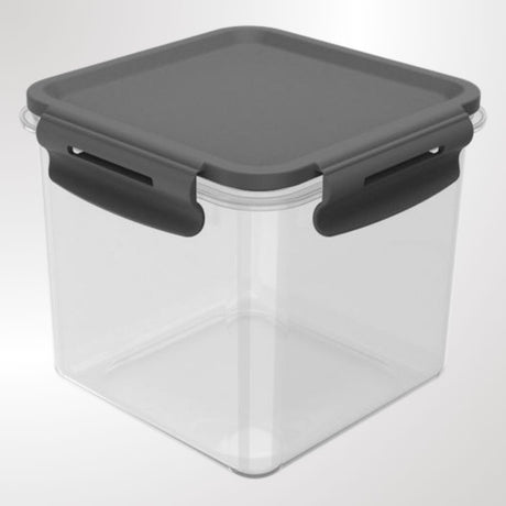 Pote Click Quadrado 1500ml Chumbo OU - Thony Ferragem