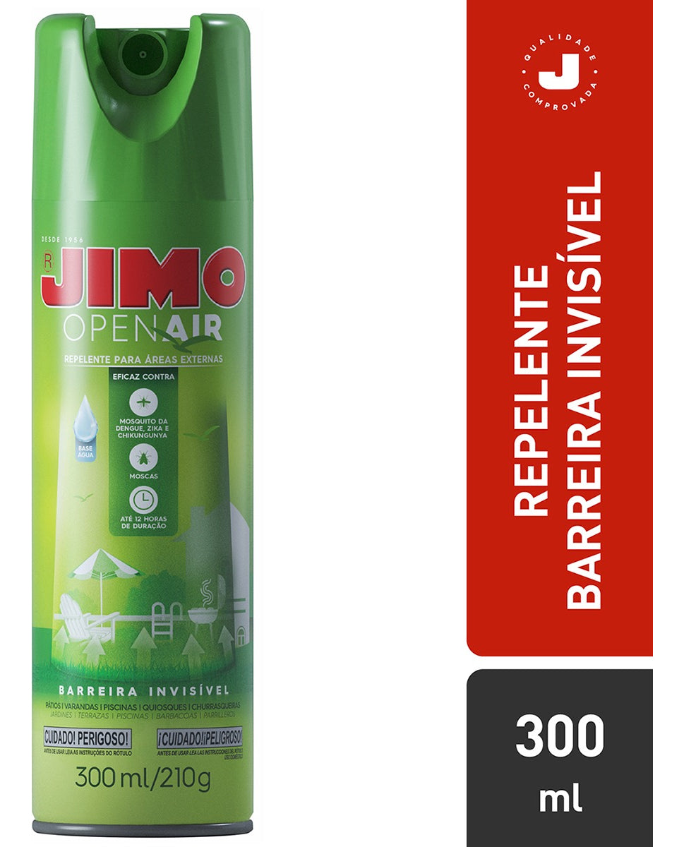 Open Air Repelente Para Área Aberta 300ml Jimo
