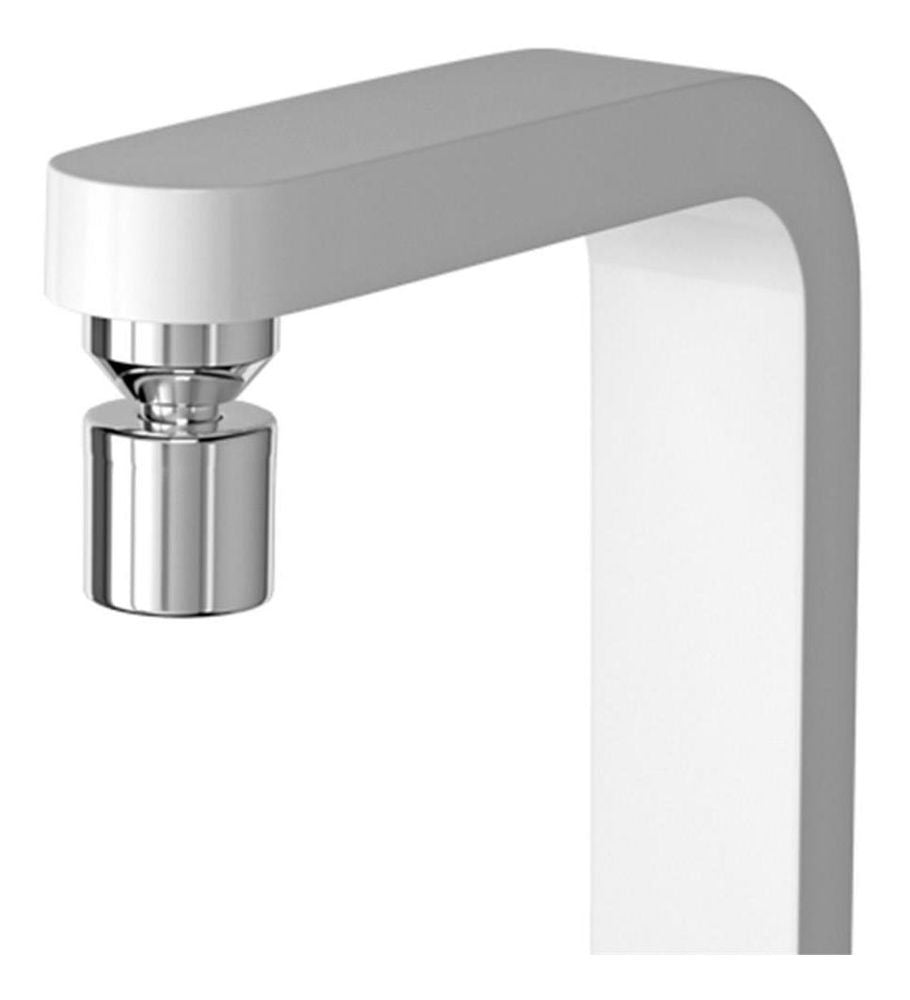 Torneira Elétrica Slim 4t P/ Parede 5500w Branca 220v Hydra