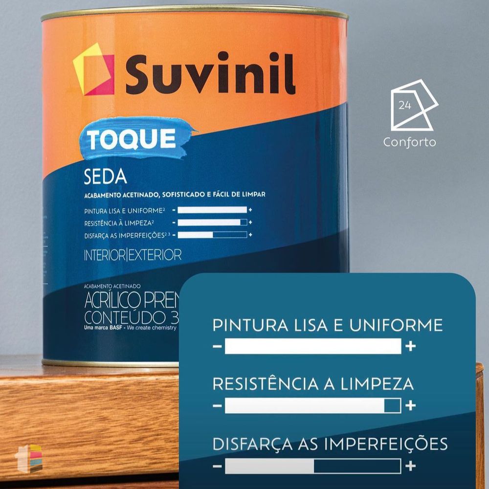 Toque Seda Branco Neve  0,9L Suvinil - Thony Ferragem