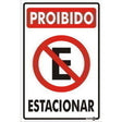 Placa Proibido Estacionar 20x30cm - Thony Ferragem