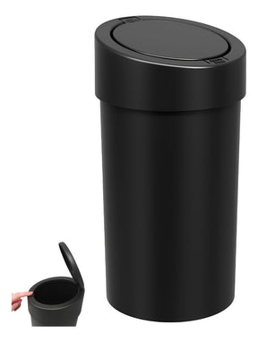 Lixeira Press 9L Click Preta Coza - Thony Ferragem