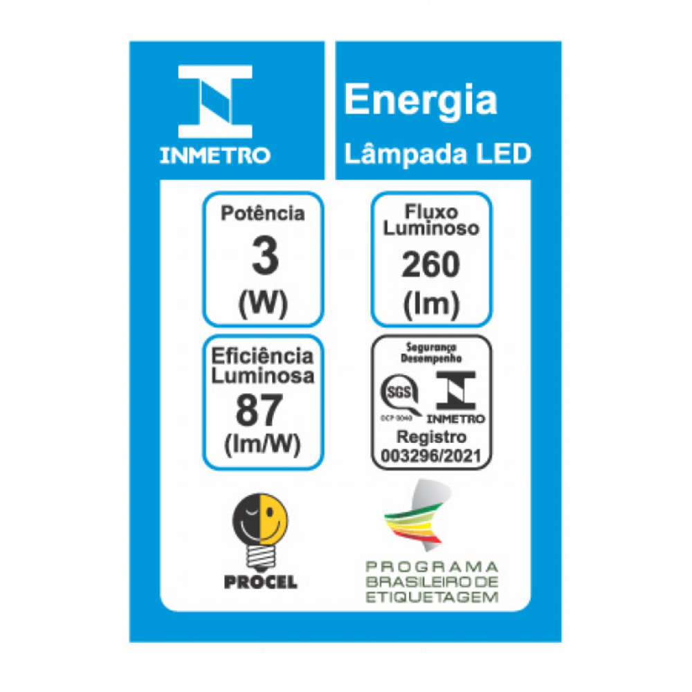 Lampada Led G9 25/3w 220v 2700k Bipino - Thony Ferragem
