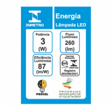 Lampada Led G9 25/3w 220v 2700k Bipino - Thony Ferragem