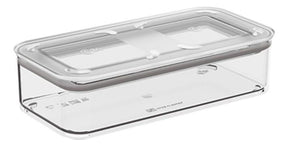 Pote Hermético Retangular  530ml  Cristal Coza - Thony Ferragem