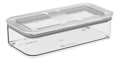 Pote Hermético Retangular  530ml  Cristal Coza - Thony Ferragem