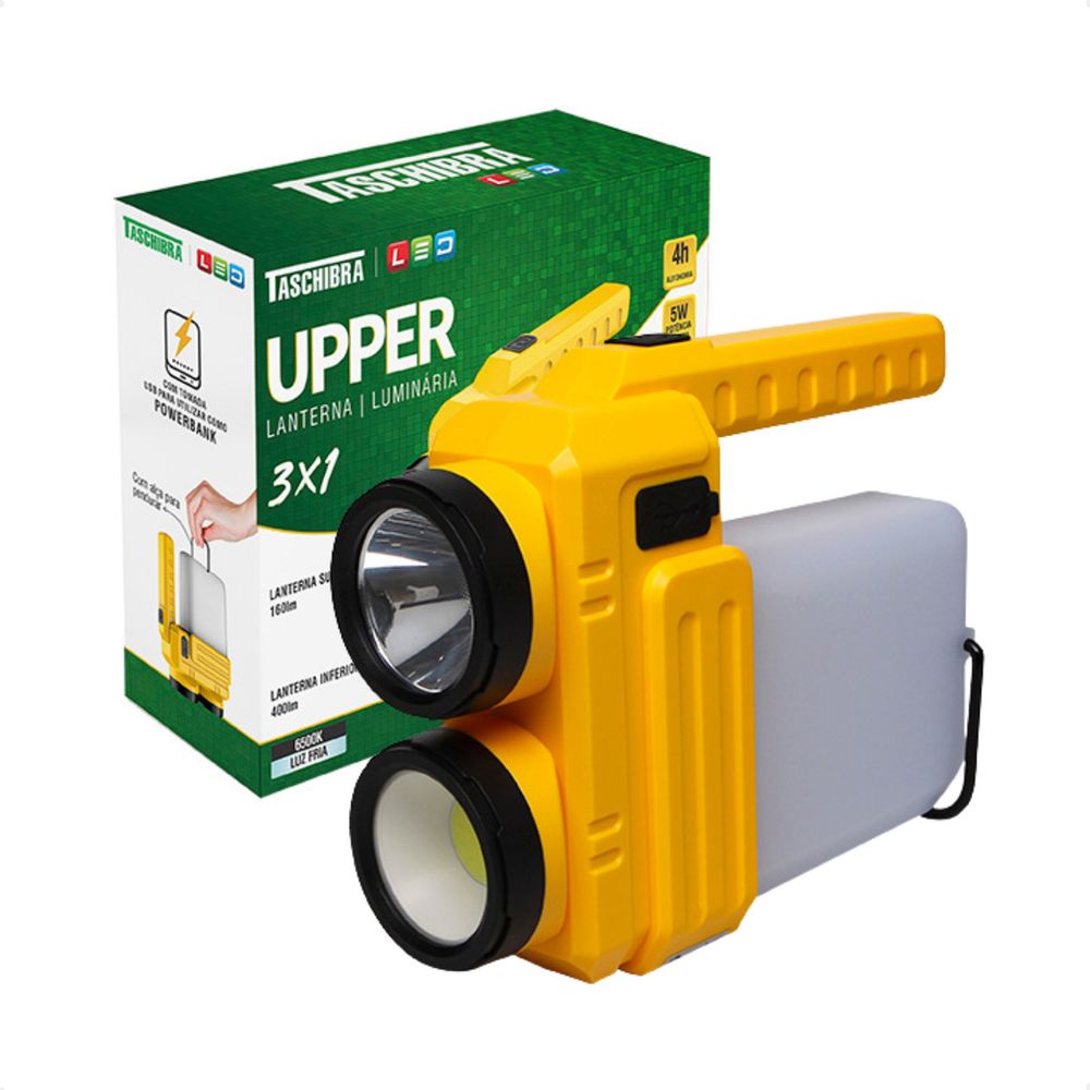 LANTERNA LED UPPER RECARREGAVEL