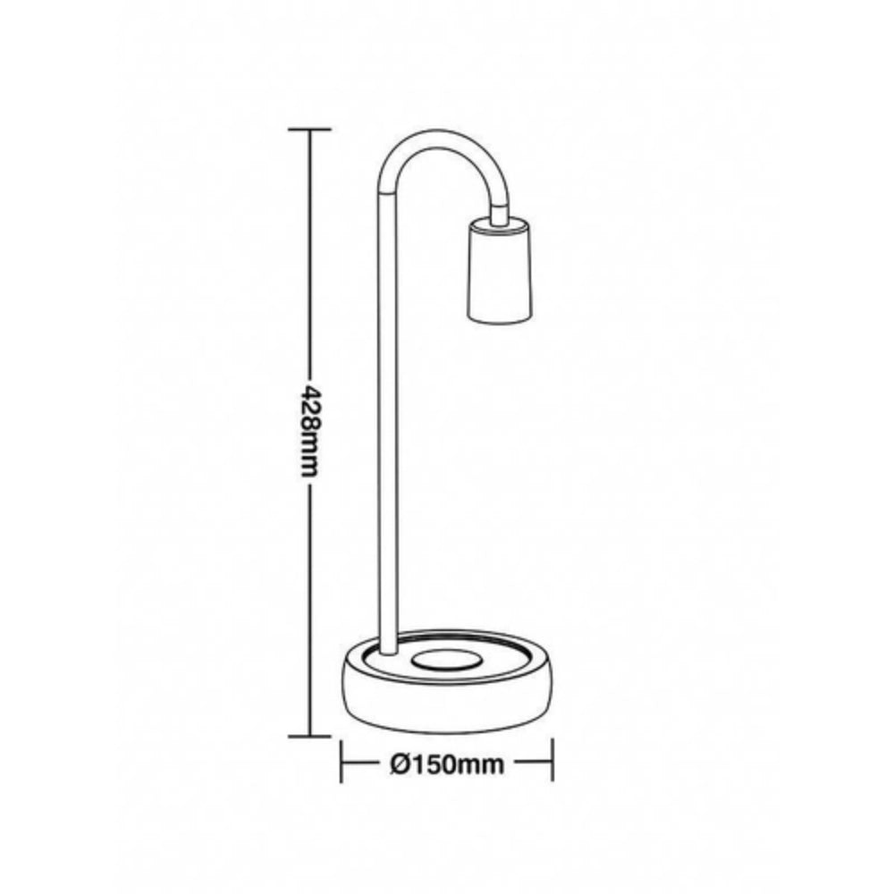 Abajur Flam 1xe27 Branca Taschibra