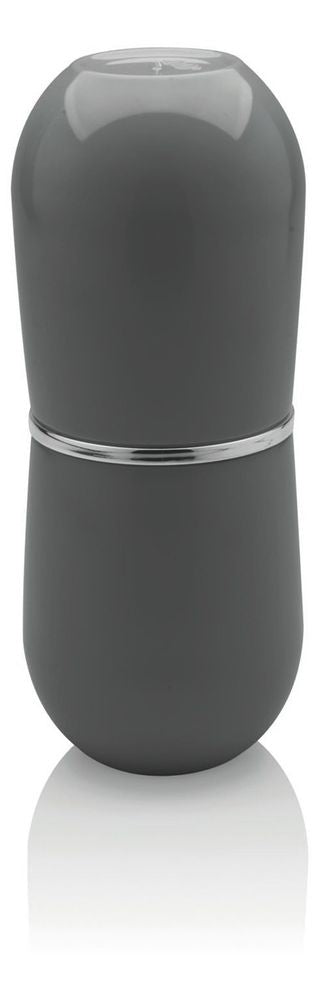 Porta Escova Cromo Belly C/ Tampa Chumbo OU - Thony Ferragem