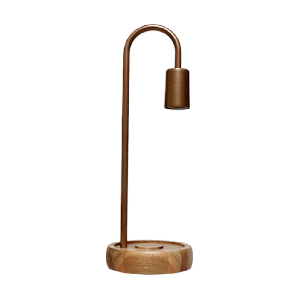 Abajur Flam 1xe27 Ouro Taschibra
