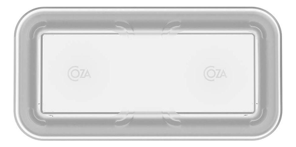 Pote Hermético Retangular  530ml  Cristal Coza