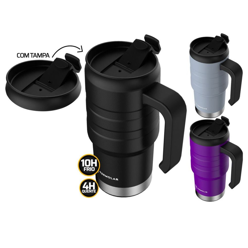 Copo Termico Moove 590ml Preto