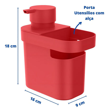 Dispenser para Detergente Trium 650ml Cores - Thony Ferragem