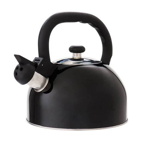 Chaleira Aço Inox 2,5l Mattina Preta Mor - Thony Ferragem