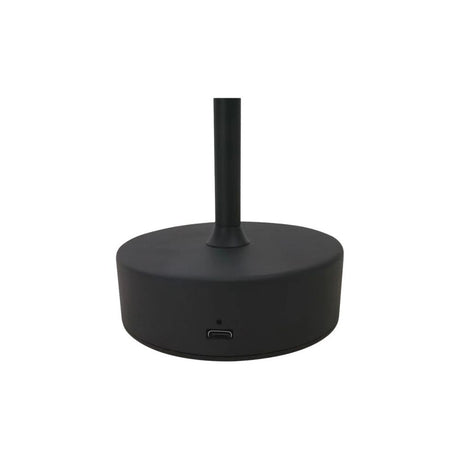 Luminária Mesa Louvre Recarregável Preta Taschibra - Thony Ferragem