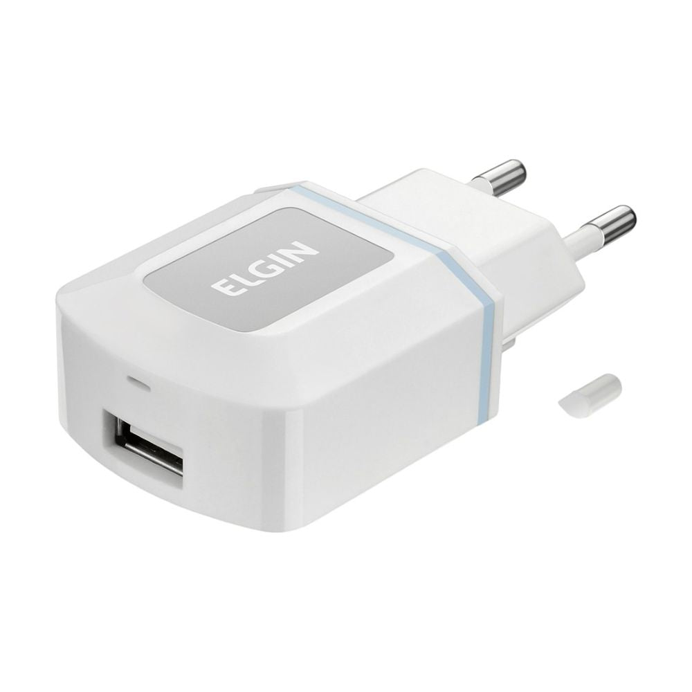 Carregador USB Tomada Bivolt 1A 5W – Elgin - Thony Ferragem