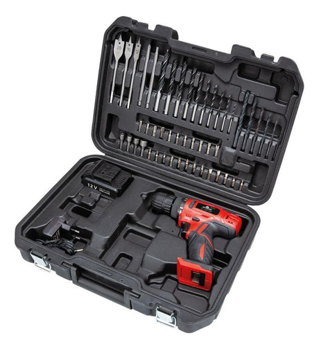 Furadeira Parafusadeira Bateria 50pcs Worker - Thony Ferragem