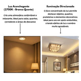 KIT 6   LAMPADA DICROICA TDL 50 7W 2700K GU10 - Thony Ferragem