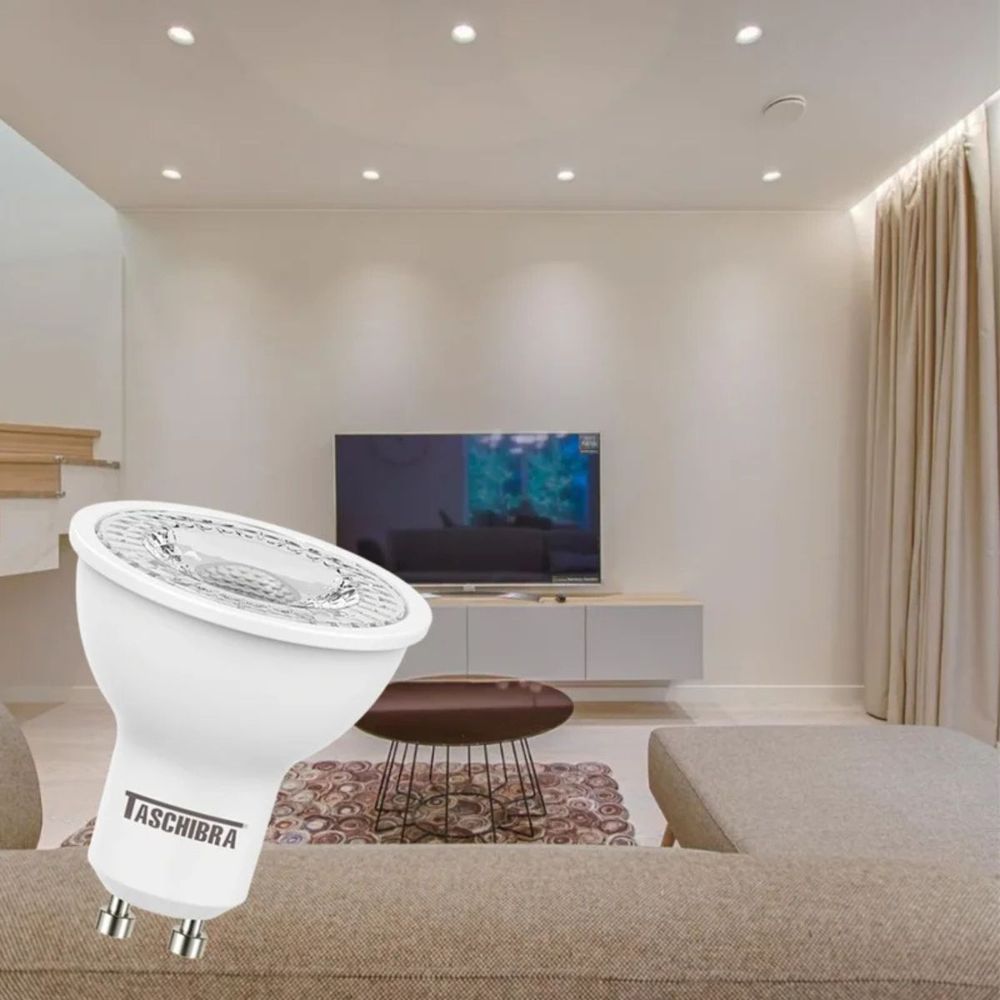 KIT 6   LAMPADA DICROICA TDL 50 7W 2700K GU10