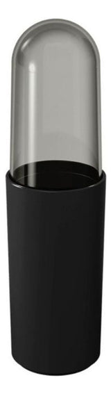 Porta Escova Serene Com Tampa Preta Coza - Thony Ferragem