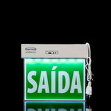 Sinalizador de Saída LED Standard Verde com Seletor – Zeus do Brasil - Thony Ferragem