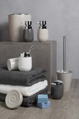 Porta Escova Cromo Belly C/ Tampa Chumbo OU - Thony Ferragem