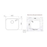 Cuba De Embutir Dora 40 Bl R6 Aço Inox 94017/112 Tramontina - Thony Ferragem