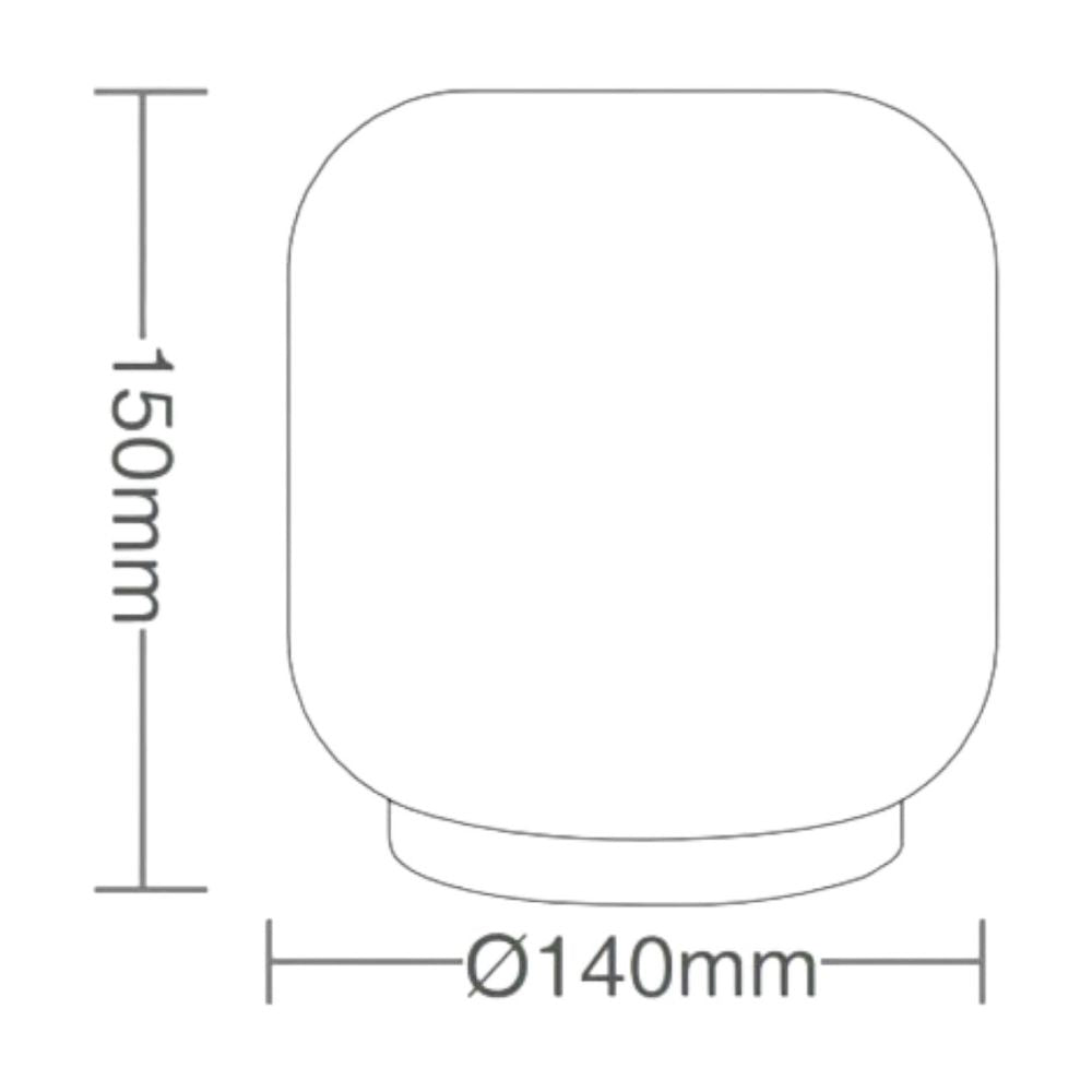Luminária Mesa Led Jujuba C/controle Rgb 8w Taschibra
