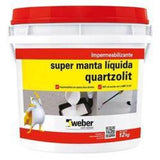Impermeabilizante Super Manta Liquida Branco 12kg Quartzolit - Thony Ferragem