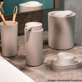 Saboneteira Serene Light Gray Coza - Thony Ferragem