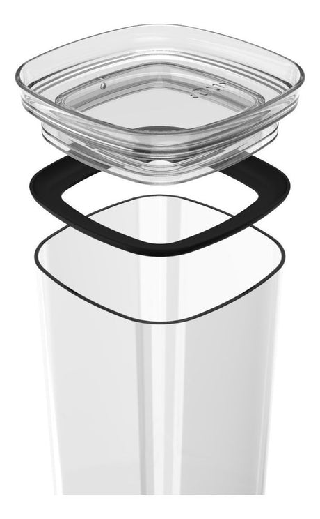 Pote Hermetico Medio 1,5l Block C/ Tampa Natural OU - Thony Ferragem