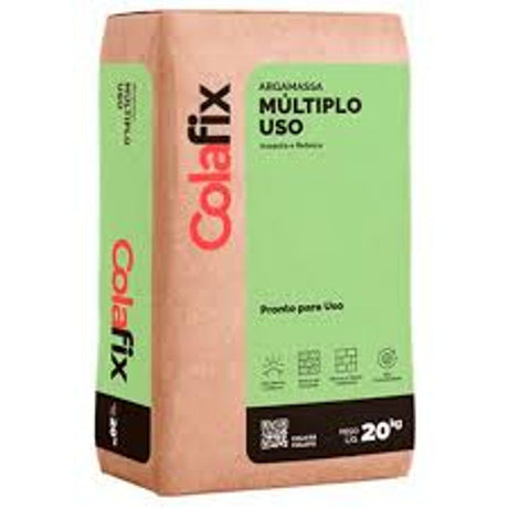 Argamassa Multiplo Uso Cinza 20Kg Colafix - Thony Ferragem