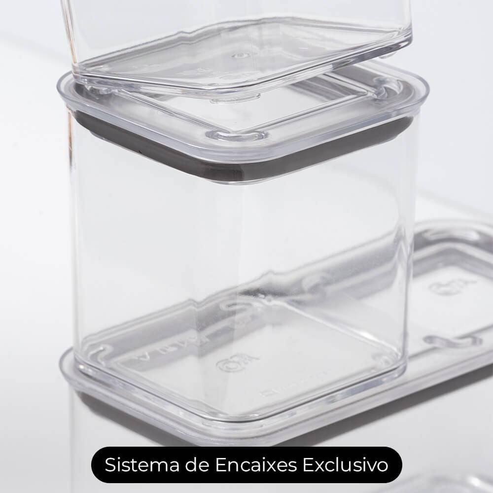Pote Hermético  580ml Cristal Coza