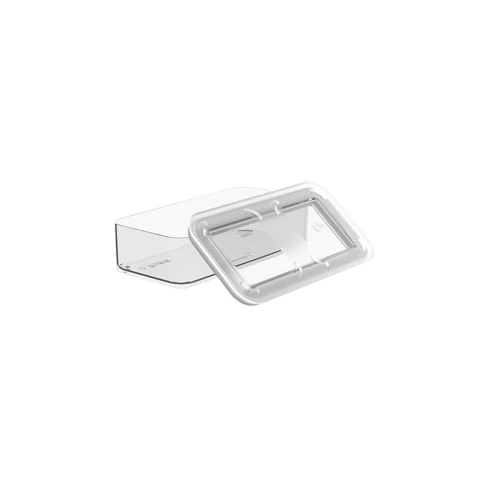 Pote Hermético Retangular  530ml  Cristal Coza
