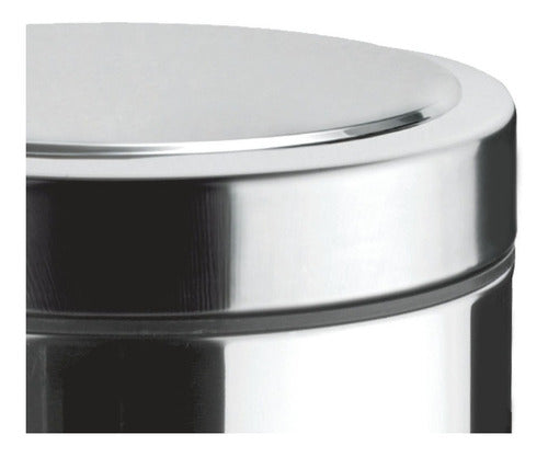 Lixeira Inox Com Pedal Em Aço 5l Tramontina