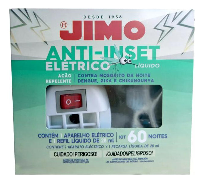 Anti-Inset Kit Refil 60 Noites + Aparelho Jimo