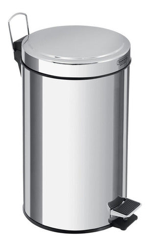 Lixeira Inox Com Pedal Em Aço 5l Tramontina