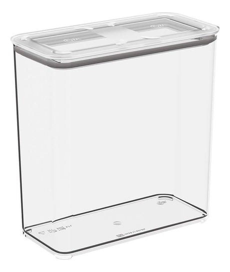 Pote Hermético Modo Capacidade 2,7l Retangular Coza - Thony Ferragem