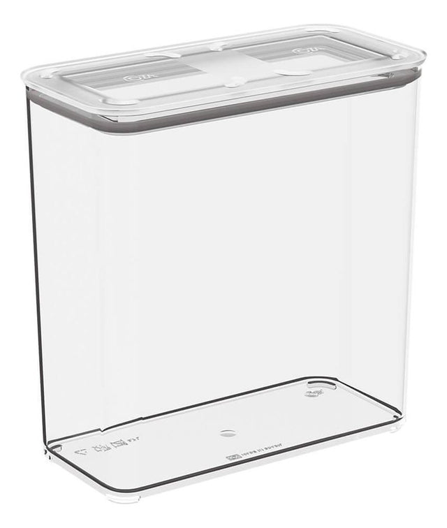 Pote Hermético Modo Capacidade 2,7l Retangular Coza - Thony Ferragem