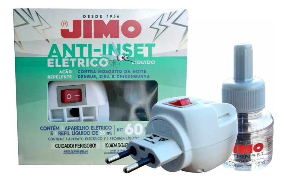 Anti-Inset Kit Refil 60 Noites + Aparelho Jimo